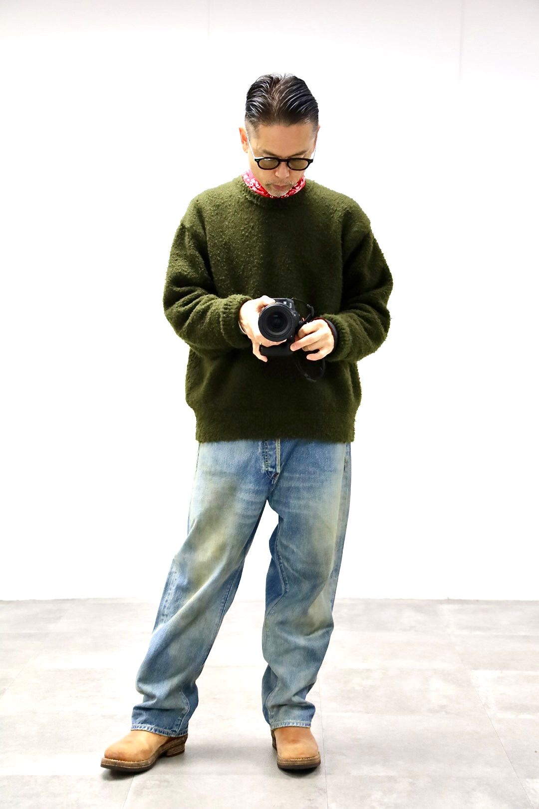 アプレッセ 2026 STYLE1 No.37 Washed Wide Denim Pants(26SAP-04-21)INDIGO☆11月29日(土)発売！