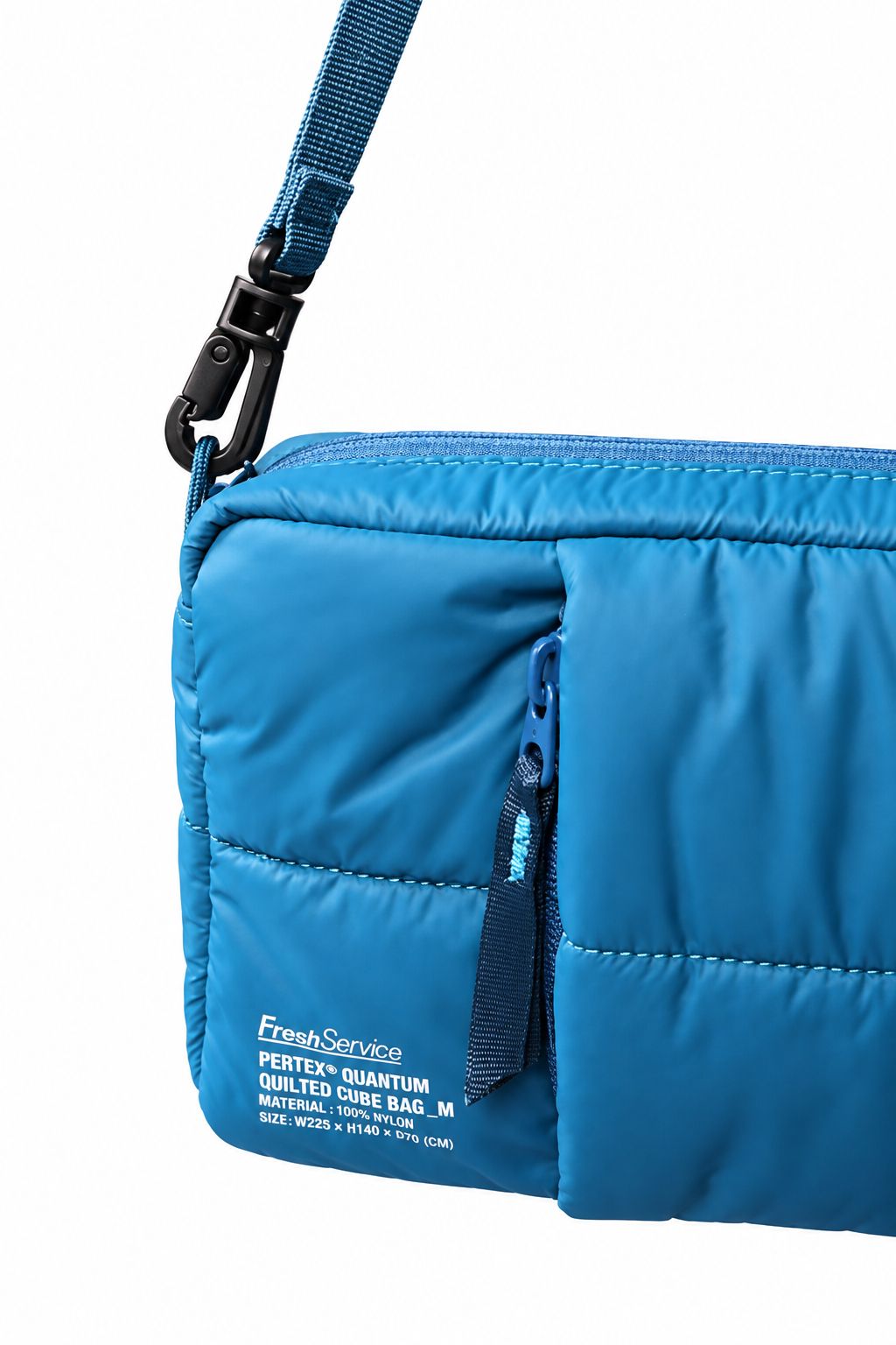 フレッシュサービス 26AW PERTEX® QUANTUM QUILTED CUBE BAG_M(FSP263-90021)TEAL BLUE☆入荷！