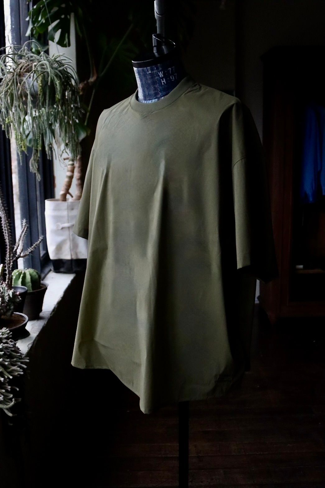 S.F.C 24SS エスエフシー BIG NYLON ROUND SS TEE (SFCSS24S06)Olive