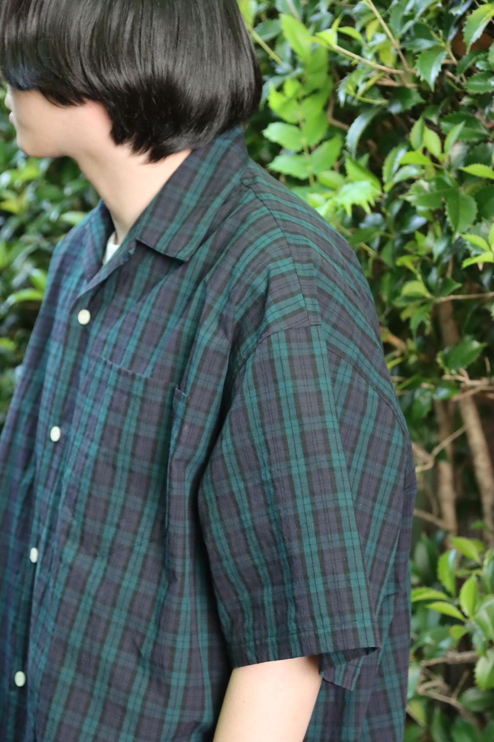 is-ness  BALLOON WIDE SHIRT(1022SSSH03) styel.2022.5.2