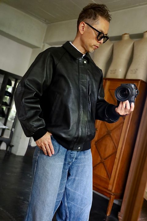 Graphpaper Cow Leather Raglan Blousonスタイル2026.8.30.