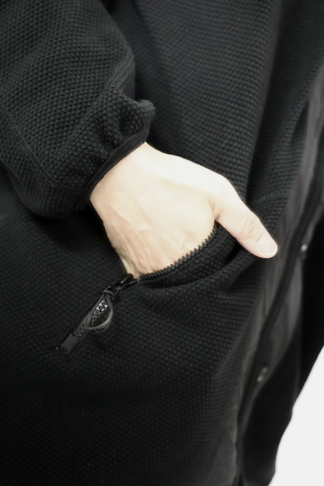 COMME des GARCONS HOMME 26SS 綿度詰カノコジップアップカーディガンスタイル