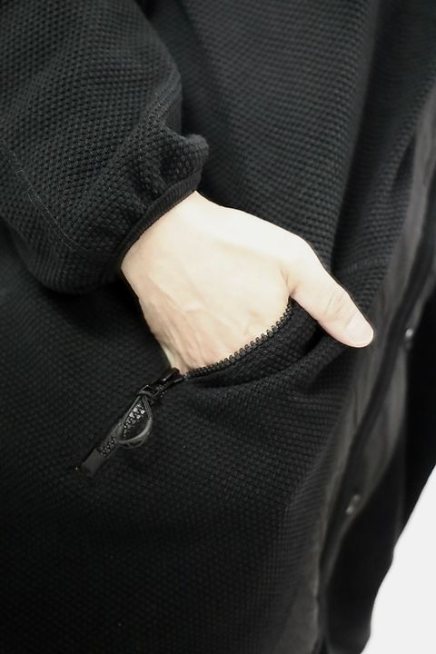 COMME des GARCONS HOMME 26SS 綿度詰カノコジップアップカーディガンスタイル