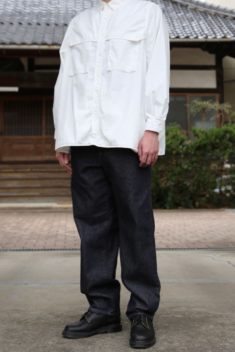 Garment Dyed Poplin Umbrella Yoke Shirt(GM211-50032) style.2021.2.14.