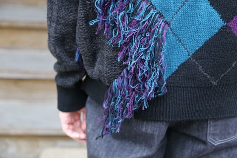 KIDILL 2020 A/W Collection 新作Destroy Argyle Tartan Pullover Knit style.2020.7.31.