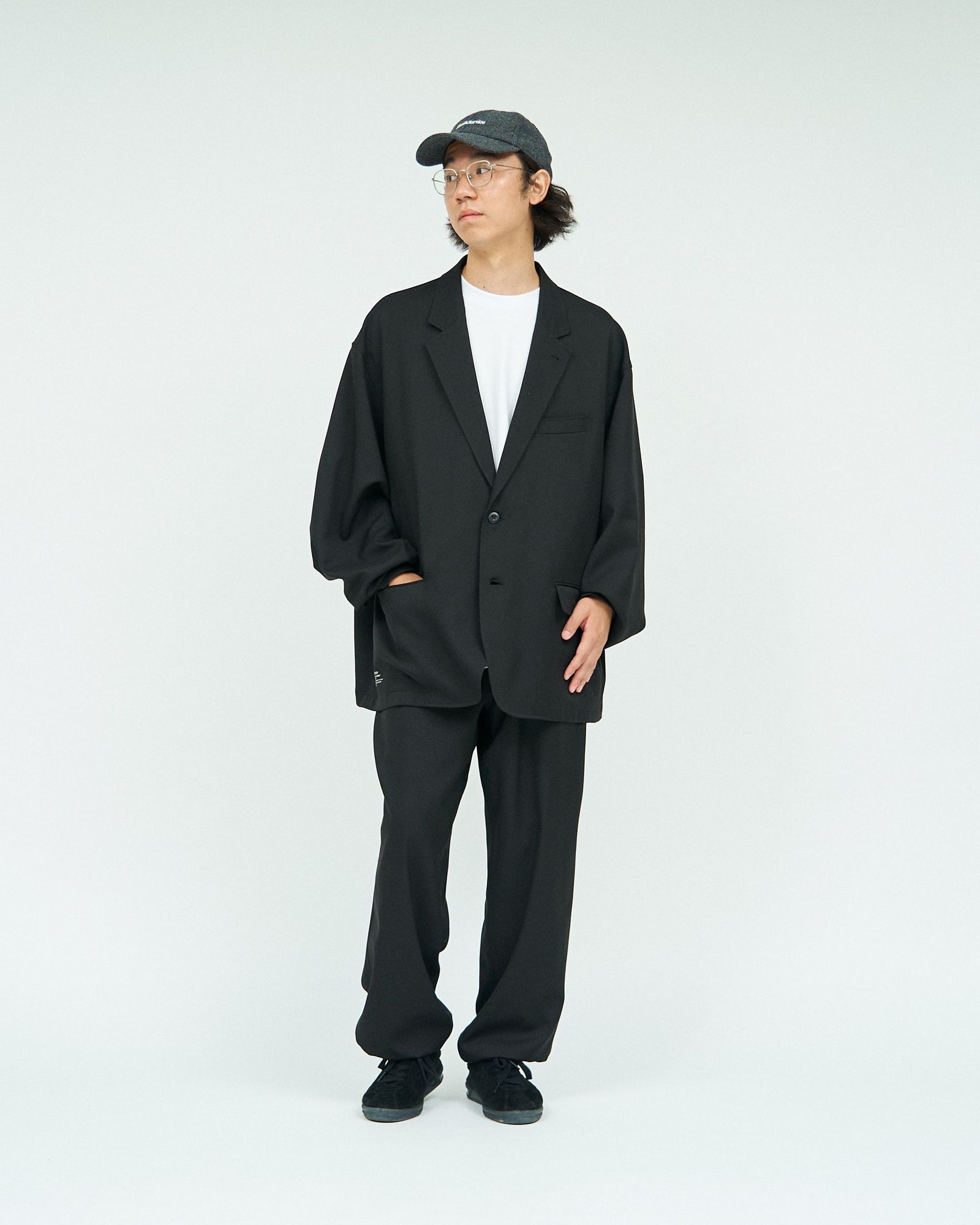 フレッシュサービス WOOLY TWILL JACKET (FSC243-20177)BLACK