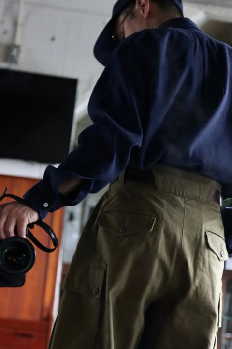 アプレッセ22FW MT Trooper Pants"OLIVE"スタイル