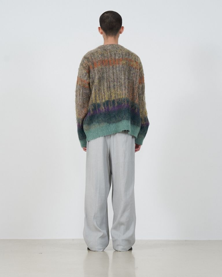 YOKE - ヨーク25SS TREE JAQUARD MOHAIR BUTTONED CARDIGAN YOKE - ヨーク25SS TREE JAQUARD MOHAIR BUTTONED CARDIGAN