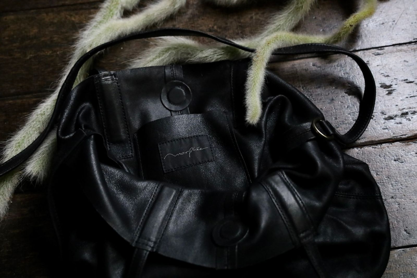 Morphee / モルフェトートバッグ 3WAY MIDIUM TOTE(LONG)BLACK☆5月13日再入荷!