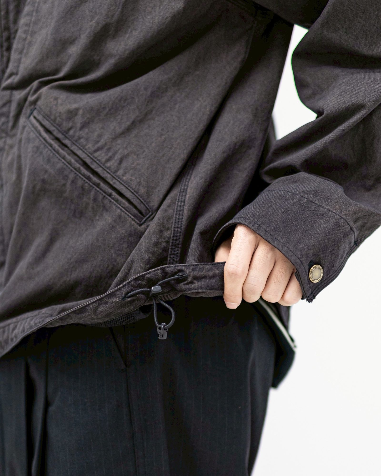 コムデギャルソンオム ナイロンオックス製品染フーデッドパーカ 2月6日(金)新作発売！