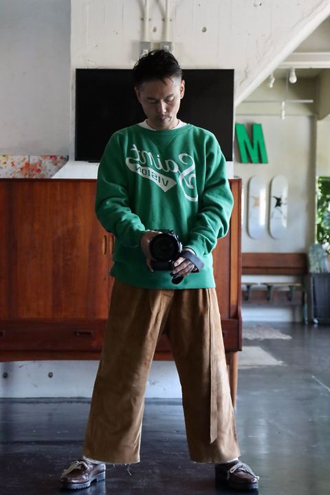 ©SAINT M×××××× VISIONスウェット"GREEN"style.2021.10.26.