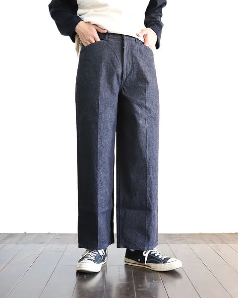 blurhms 24SS 新作Co/Silk Nep Baseball Raglan Tee &12.9oz Denim Slacks style 2024.3.2