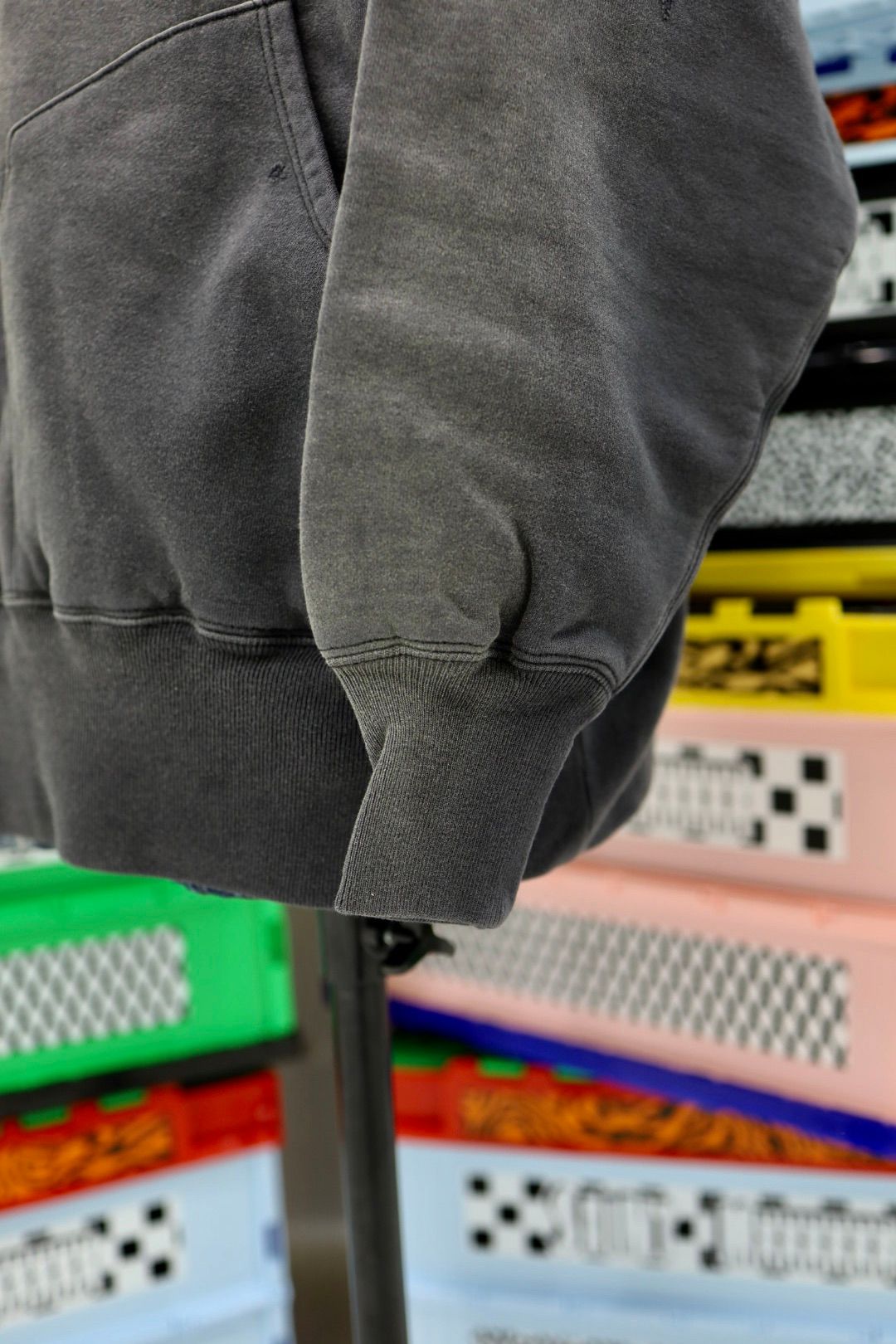 セントマイケル25AWベルベルジンコラボ BB_AFTER HOODED DBL FC /SAA(SM-HR1-0000-C58)BLACK