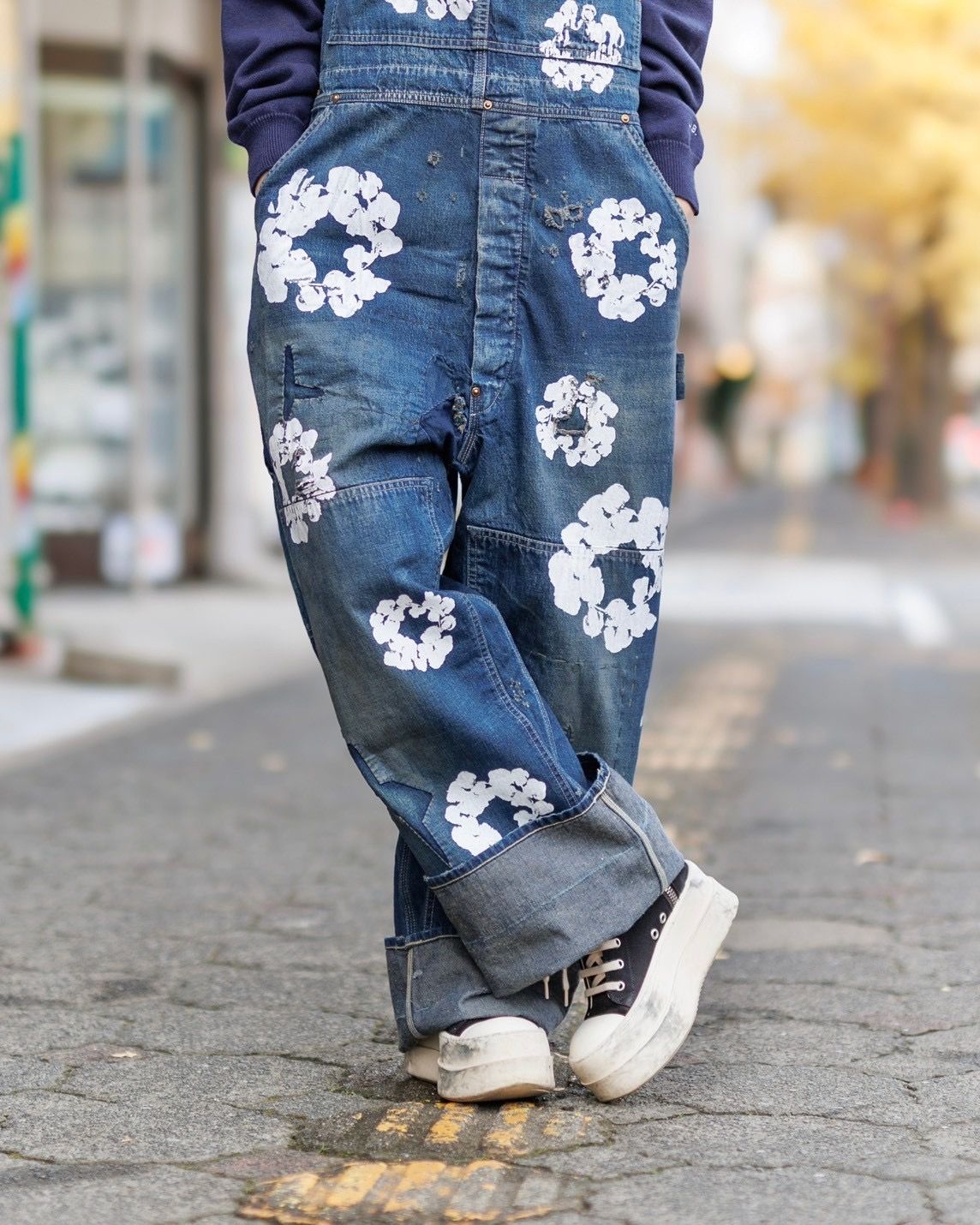 セントマイケル24AW DT_OVER ALL (SM-YS1-0000-C52)BLUE