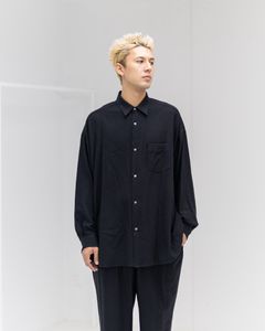 Graphpaper Extra Fine Wool Viyella Oversized Regular Collar Shirt 9月20日(土)新作発売！