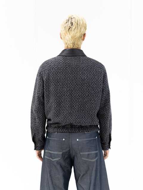 YOKE Herringbone Tweed Zip Blouson MARKスタイル