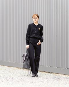 PLAY COMME des GARCONS ★ ROUND NECK CARDIGAN style.2025.5.17