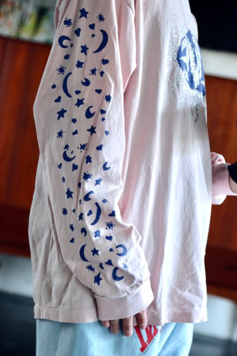 ©SAINT M×××××× LS TEE SAINT HOOD"PINK"style.