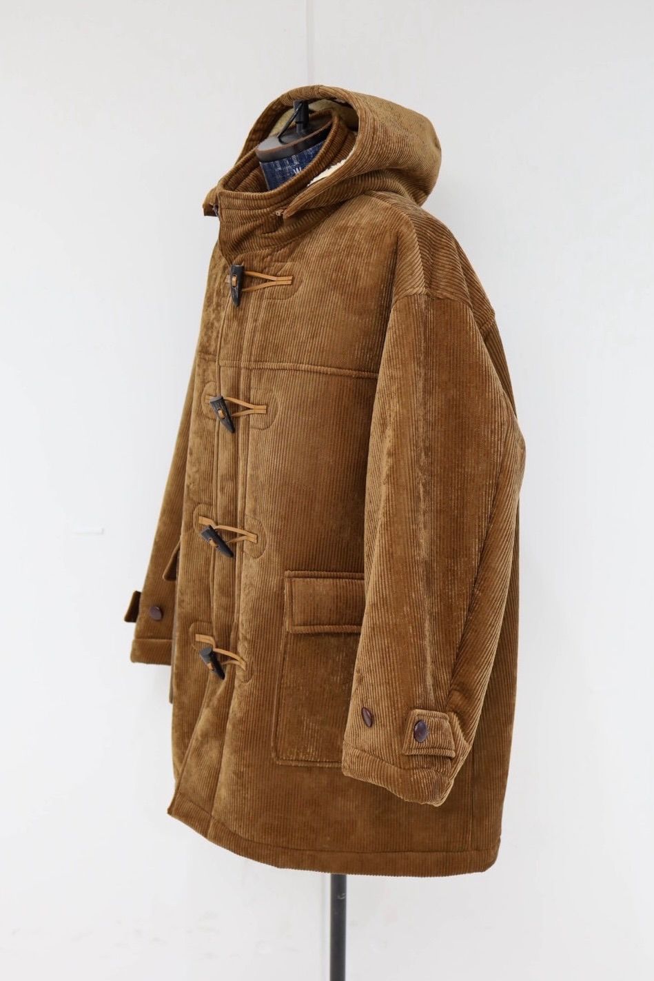 フレッシュサービス SHERPA CORDUROY DUFFLE COAT(FSC254-10064)BROWN☆11月22日(土)発売！