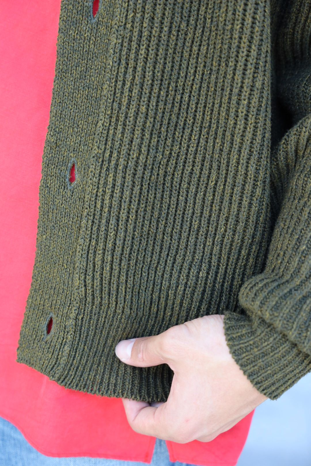 A.PRESSE Silk Linen Lilian Cardigan PICK UP STYLE !