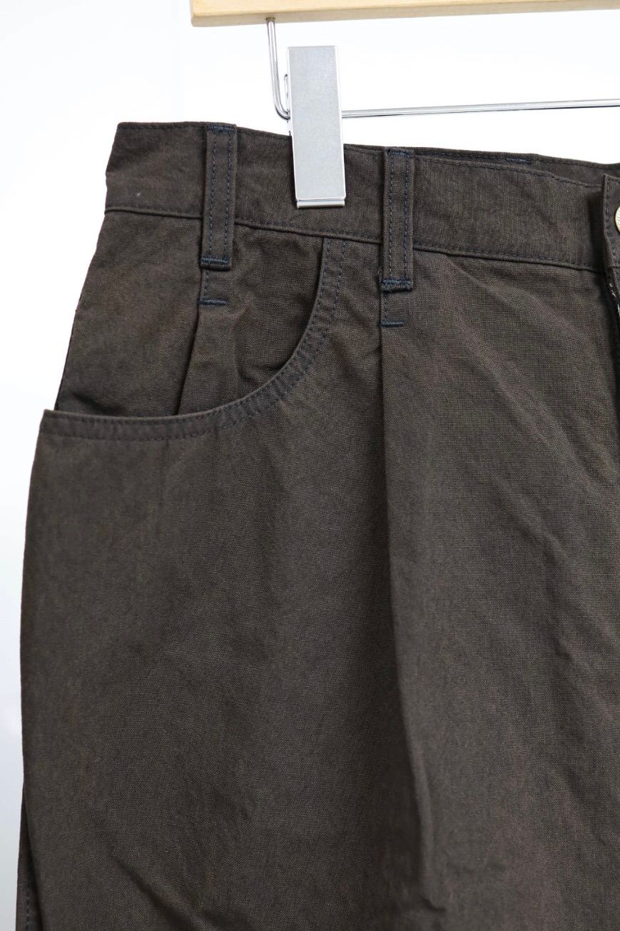 コムデギャルソンオム26SS ナイロンオックス製品染ワークパンツ(HQ-P003-051)BROWN☆2月6日(金)発売！