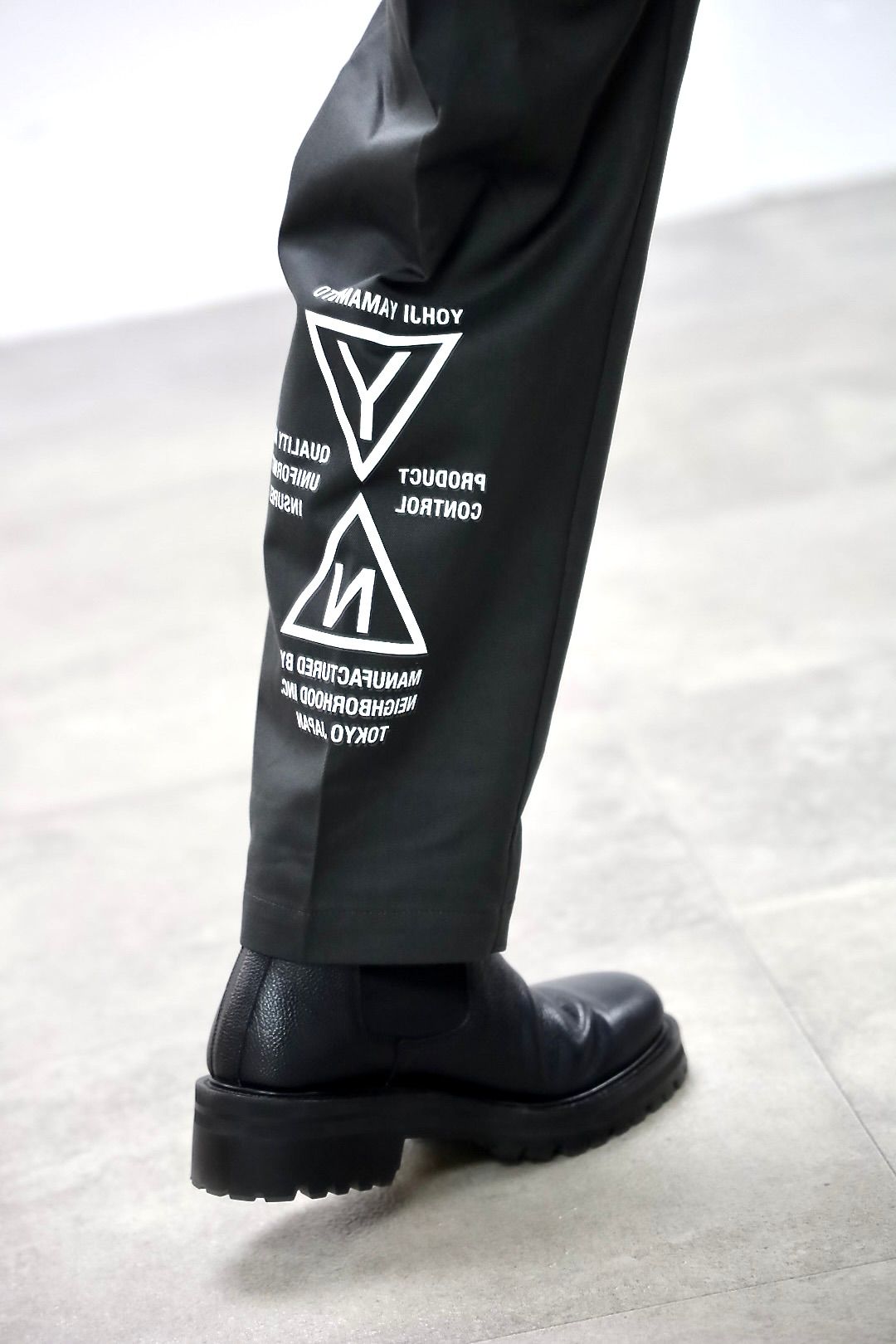 Yohji Yamamoto × NEIGHBORHOOD タックワークパンツ(HK-P95-901-2S26)GRAY☆12月5日(金)発売！