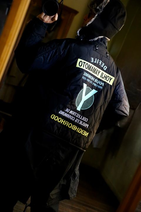 Yohji Yamamoto FIELD PARKA SHELL&LINERスタイル