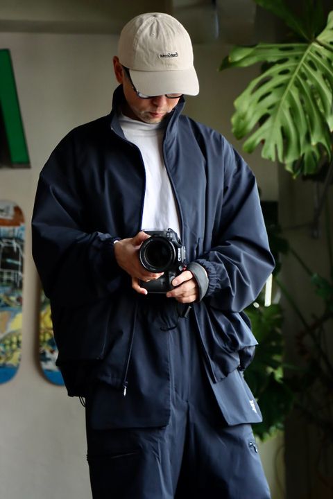 FreshService 23SS SOLOTEX TWILL FUNCTIONAL BLOUSON"NAVY"スタイル