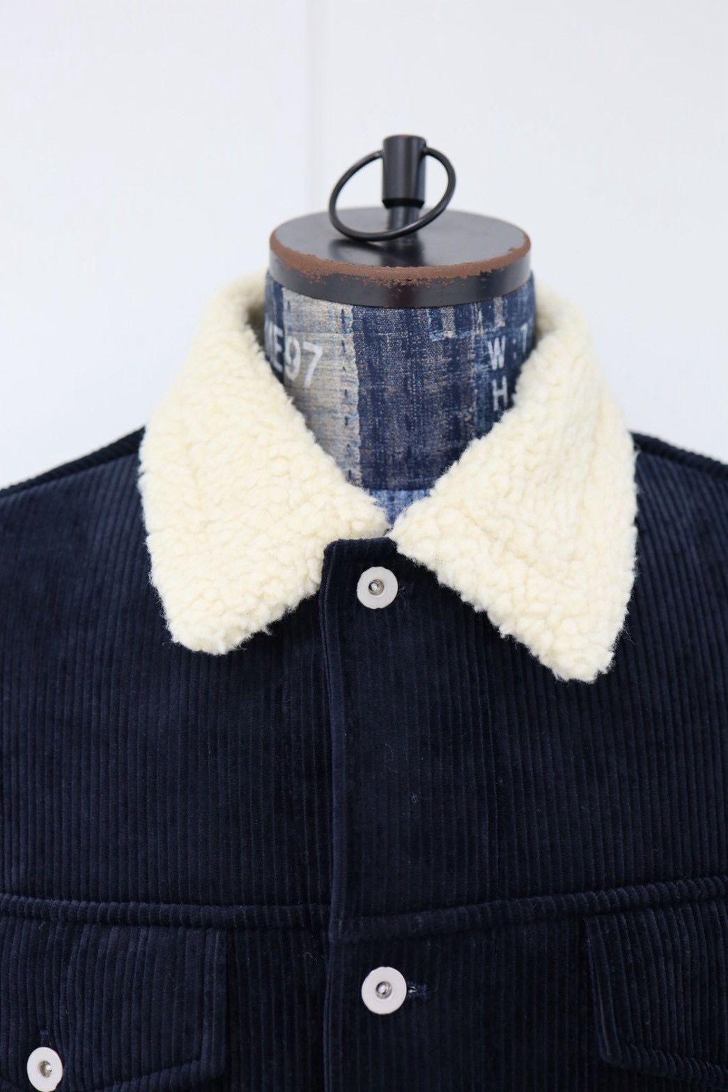 フレッシュサービス SHERPA CORDUROY RANCH JACKET(FSC254-30063)NAVY☆11月22日(土)発売！