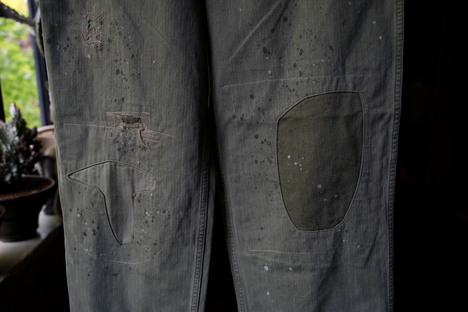 BOW WOW バウワウ M43 HBT COMBAT TROUSERS(BW242-M4CT)OD REPAIRED☆11月16日(土)11:00発売！