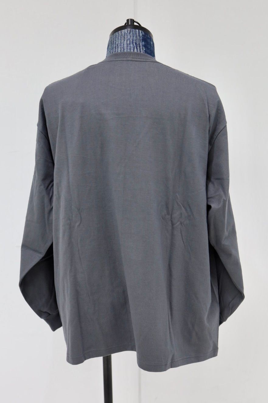 グラフペーパー  L/S Oversized Tee(GU254-70003B)GRAY☆11月1日(土)発売!