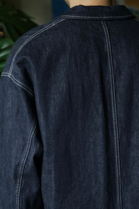 CIOTA for Graphpaper Suvin Cotton Denim Jacket(GM213-20238) style.2021.8.22