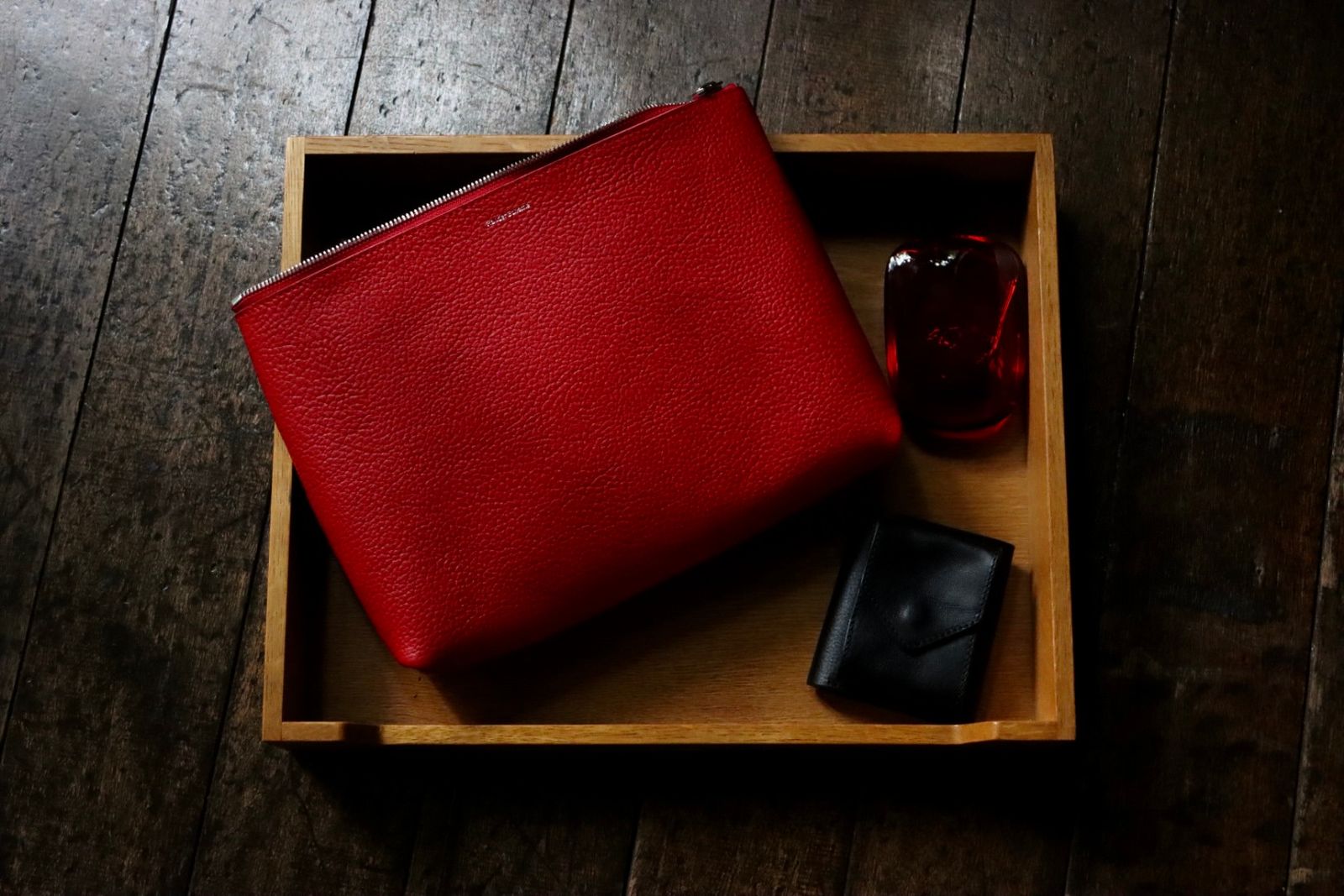 Hender Scheme - エンダースキーマ ポーチ pouch L(mj-rc-phl) RED | mark