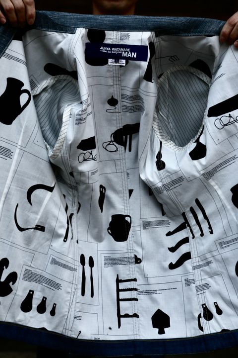 JUNYA WATANABE MAN 綿リネンデニムジャケットstyle.2021.2.7.