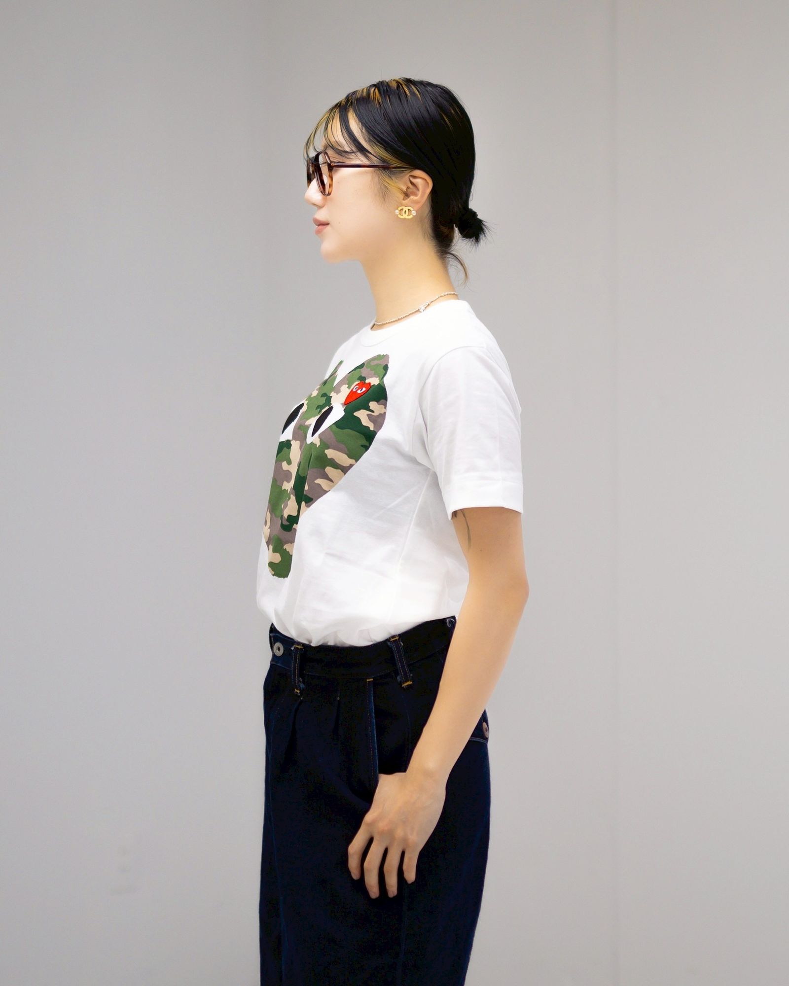 PLAY COMME des GARCONS V-NECK CARDIGAN style.2025.11.12