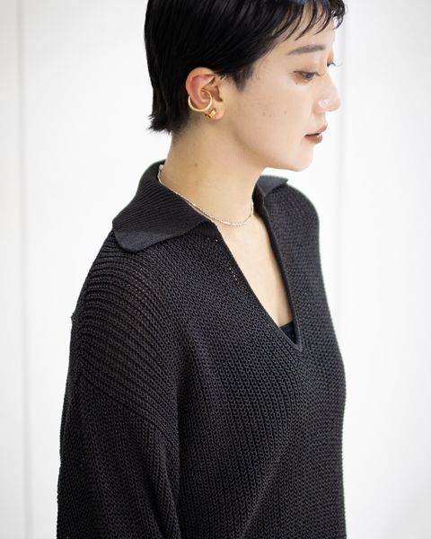 Graphpaper Coiled Wool Nylon Skipper Knit STYLE 2026.03.26