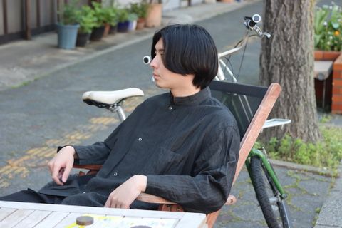 YOKE IN STRIPE SLEEPING SHIRT JACKET style.2022.5.4