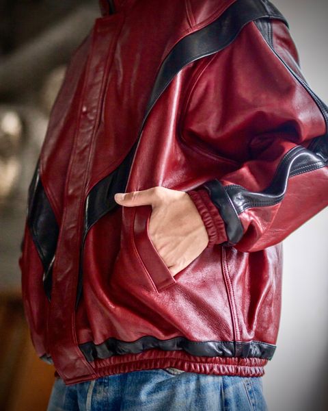 doublet 新作LEATHER TRACK JACKET style