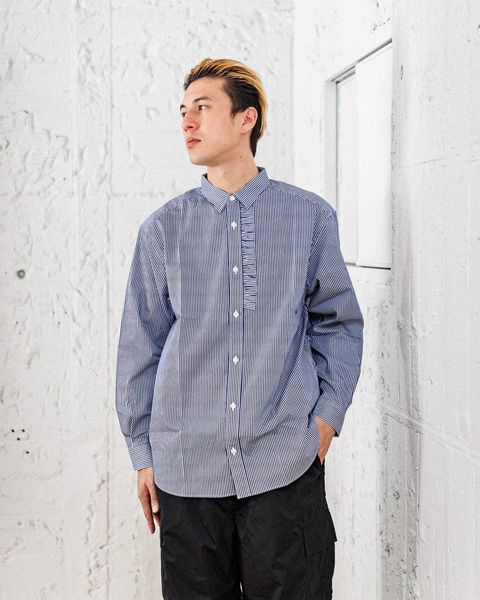 COMME des GARCONS HOMME ストライプギャザーシャツ スタイル 2月8日(土)新作発売！