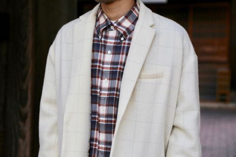 Dulcamara 2020AW リフレクターツイードセットアップ"off White"Style.2020.11.9.