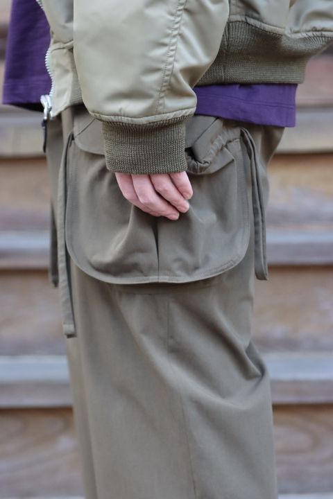 doublet VEGETABLE DYED MA-1(22SS13BL132) style.2022.1.19.