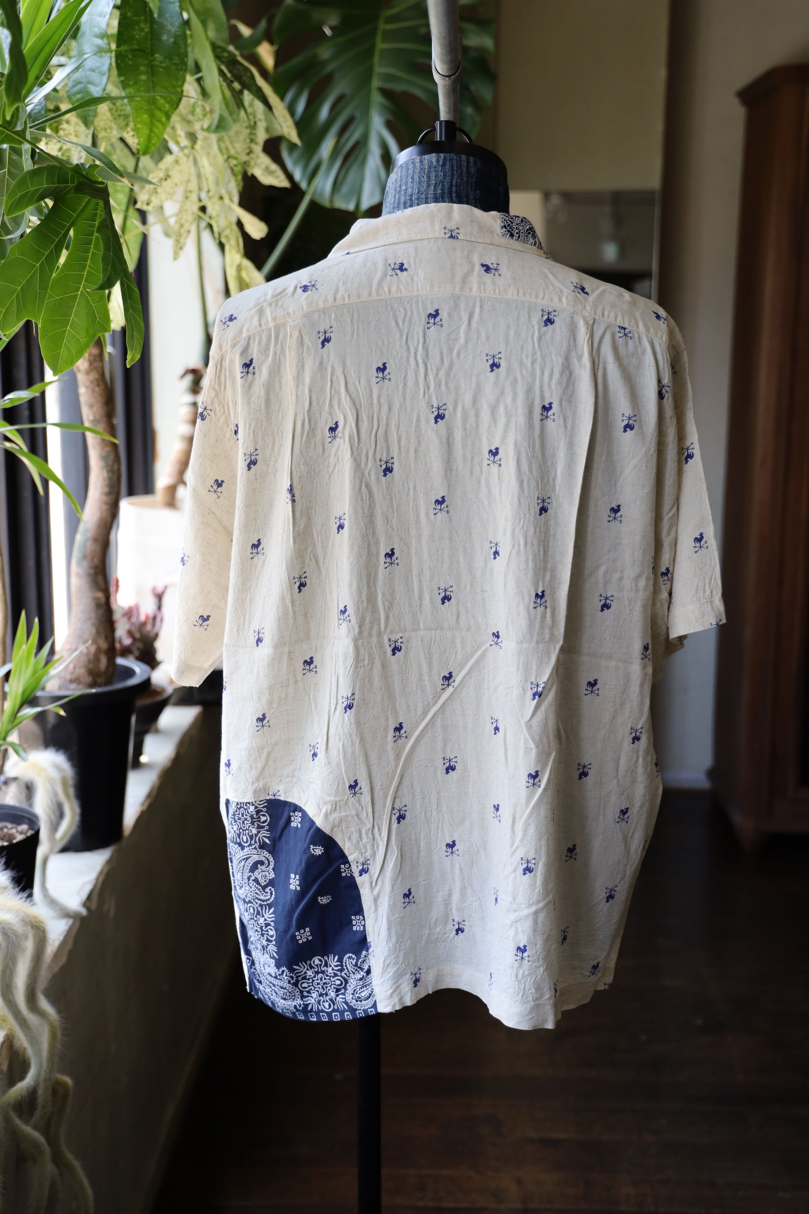 BOW WOW バウワウ WEATHERVANE BANDANA REMADE SHIRT (BW251-WBRS)