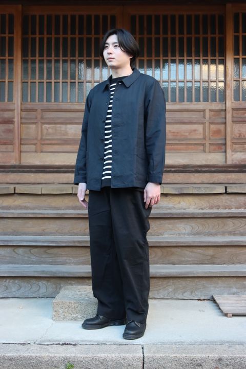 Ets.MATERIAUX 22SS French coveralls"BLUE"style