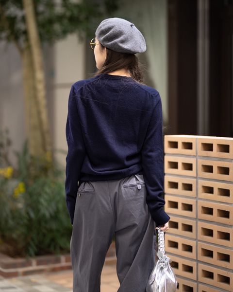 PLAY COMME des GARCONS  ROUND NECK CARDIGAN style.2025.12.15