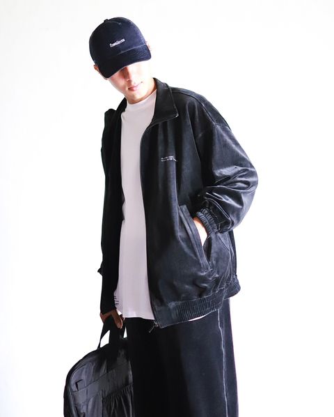 FreshService VELOUR JERSEY BLOUSONスタイル