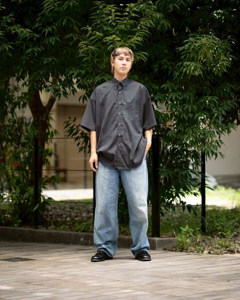 Graphpaper Easy Care Poplin S/S Oversized B.D Shirt 7月11日(土)新作発売！