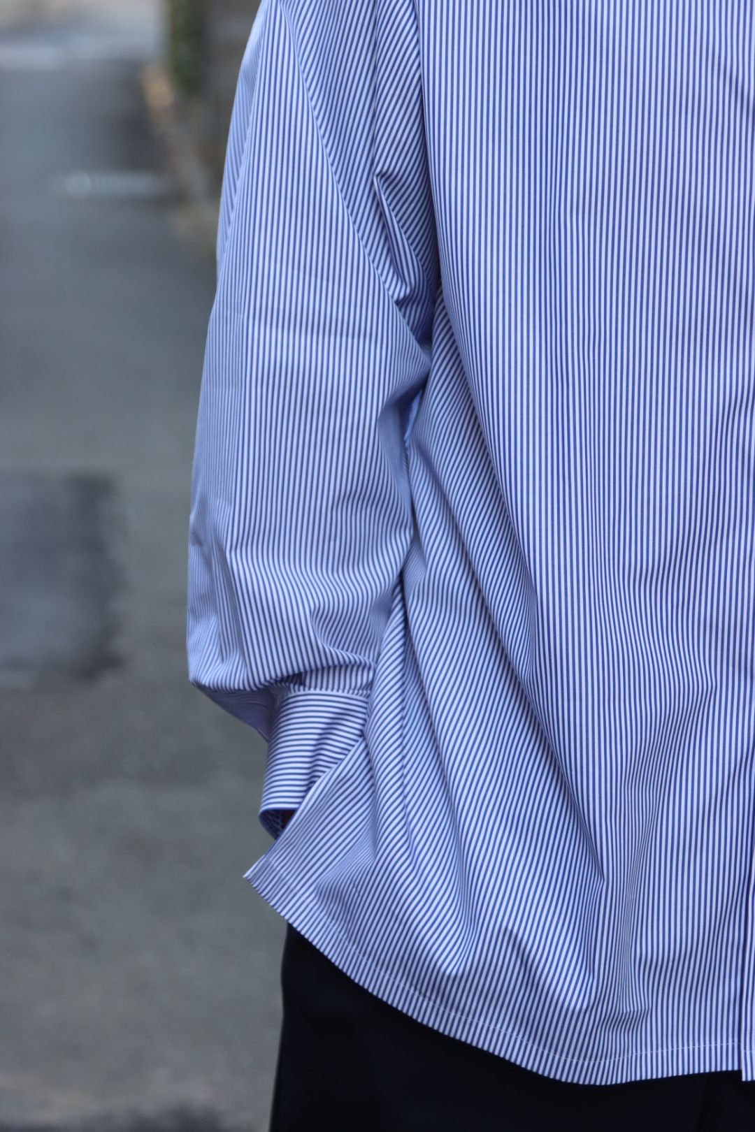 Graphpaper High Count Broad Stripe Regular Collar Shirt style.2022.12.10