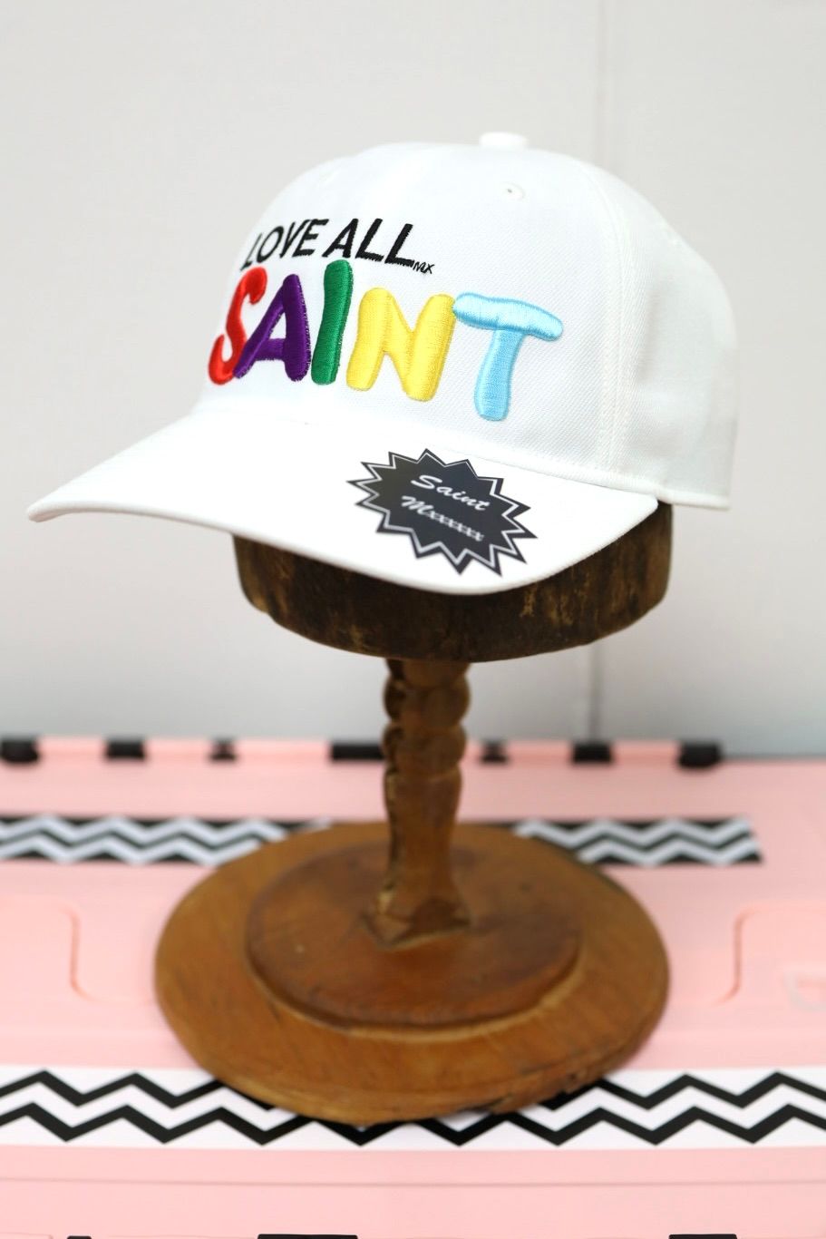 セントマイケル 26SS LOVE ALL_CAP(SM-MK8-0000-081)WHITE☆4月29日(水)新作発売！