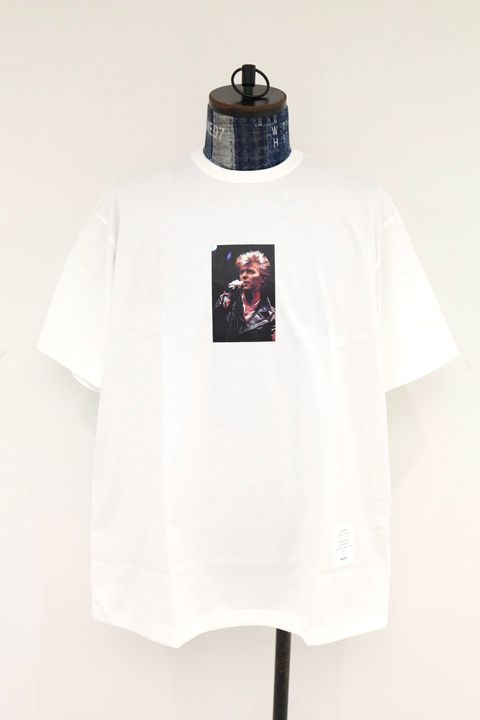 【先行予約開始！】アイジュンヤワタナベマン 26SS BerBerJinコラボ David BowieプリントTシャツ(WQ-T909-101)WHITE☆5月15日(金)発売！