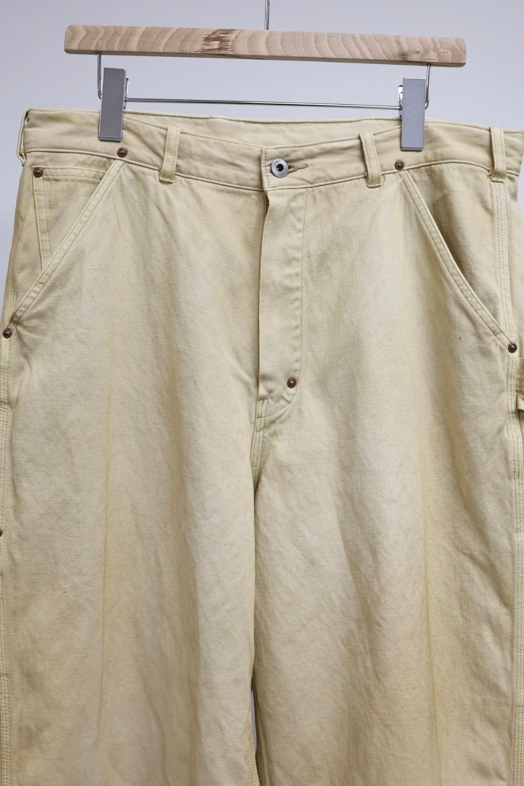 アプレッセ 2026 STYLE1 Vintage Silk Hemp Painter Pants (26SAP-04-07)BEIGE☆1月24日(土)発売！